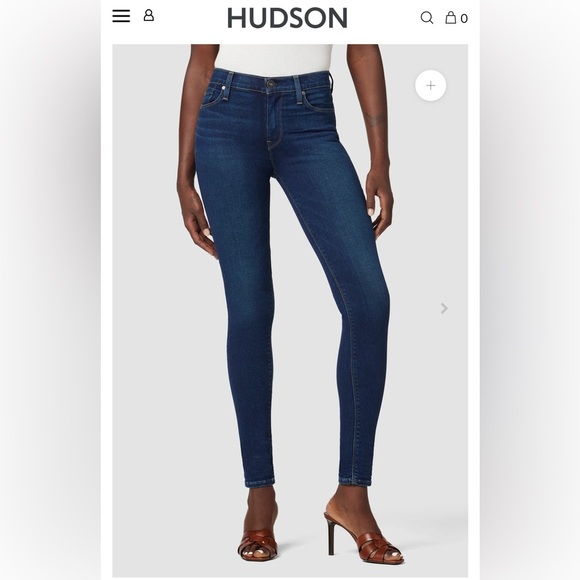 Hudson Nico Super Skinny Light Wash Jeans Size 30 - Picture 7 of 8